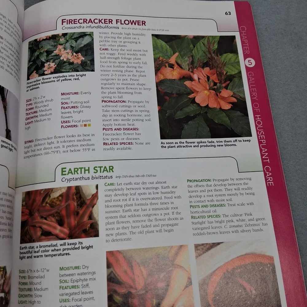 Miracle-Gro Guide to Growing Healthy Houseplants 2005 Soft Cover Book